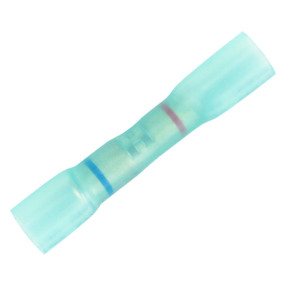 Pacer StepDown Butt Splices wBlue Heat Shrink 2218 AWG to 1614 AWG 100 Pack TBSDE1418100
