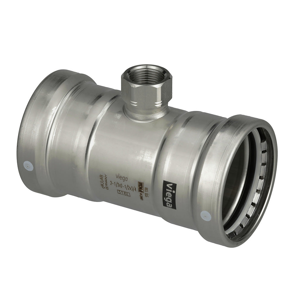 Viega MegaPress 316 FKM Tee wFPT 3 x 3 x 34 FPT 98425