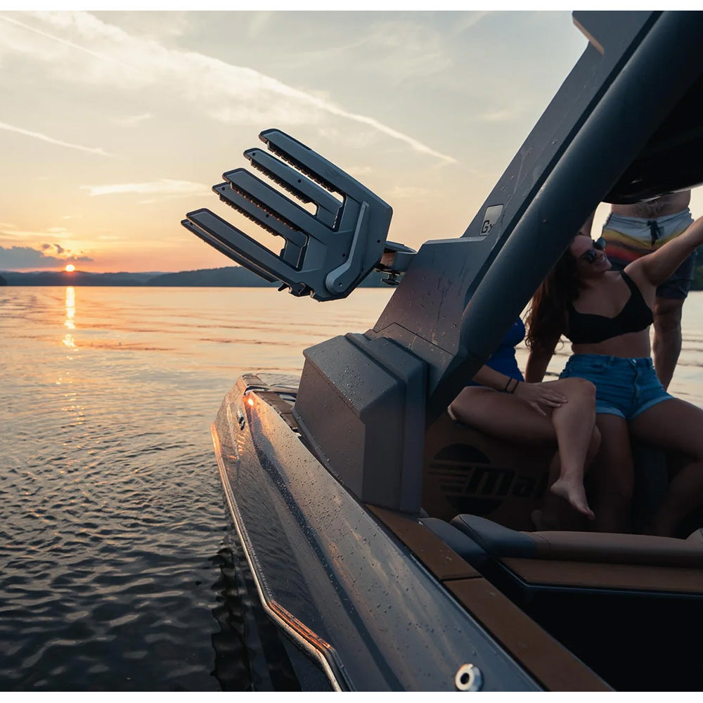 PTM Edge ClampForce 30 Clamping Wake Board Rack Pair Black P134919010TEBBK