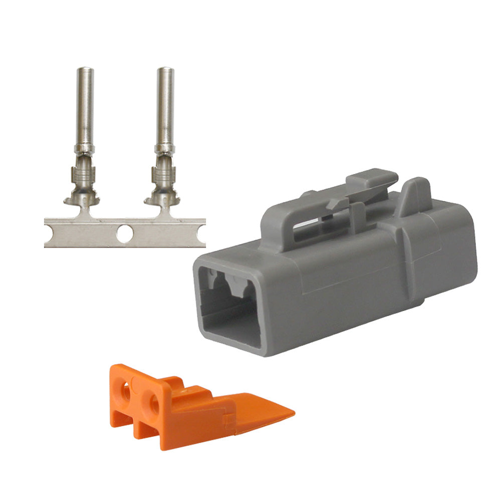 Pacer DTP Deutsch Plug Repair Kit 1412 AWG 2 Position TDTP06F2RS