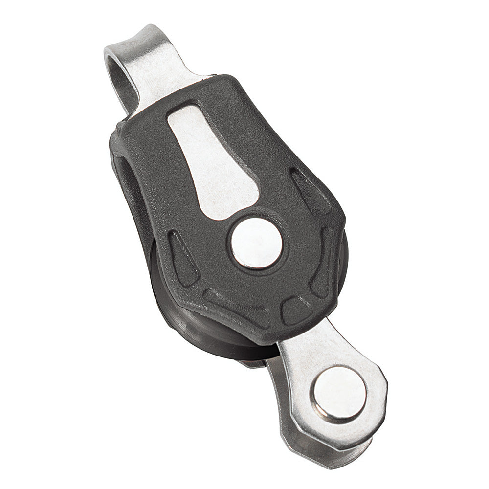 Barton Marine Size 0 20mm Plain Bearing Pulley Block Single Fixed Eye Becket N00111