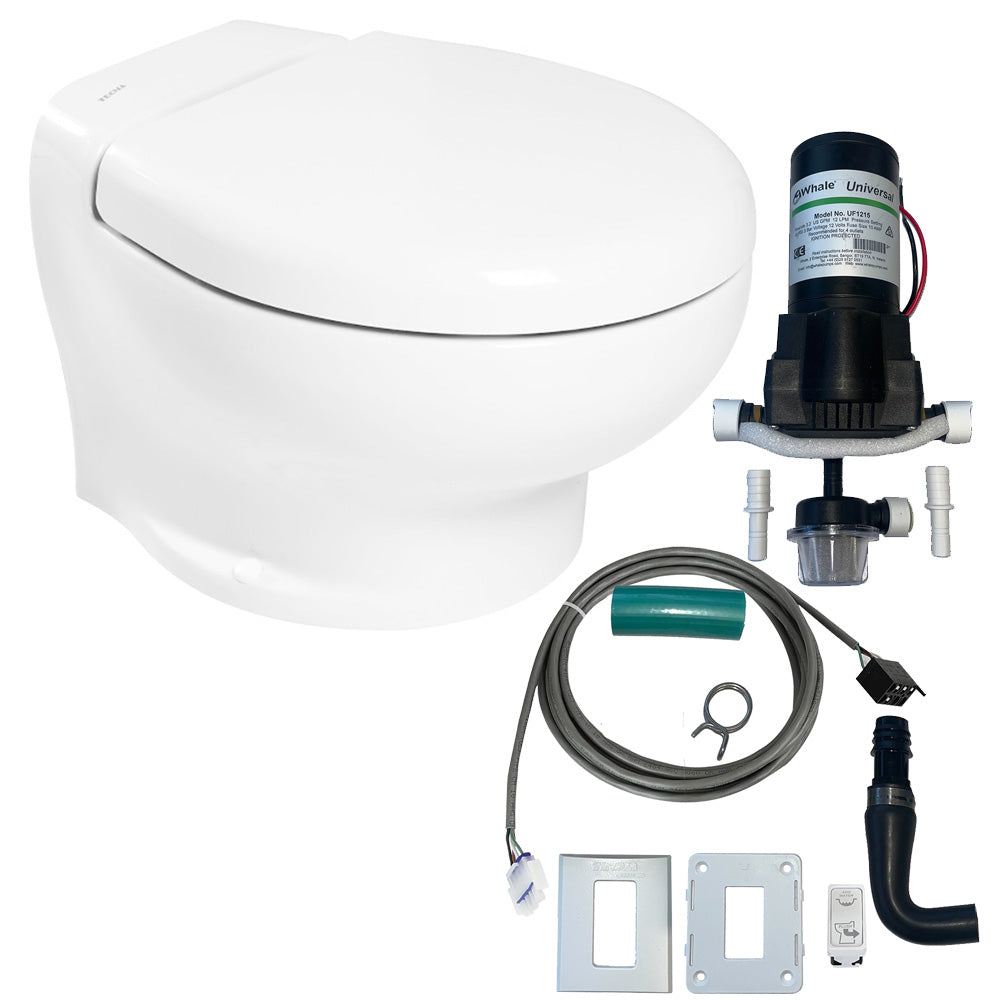 Thetford Nano Eco Compact Toilet Raw Water Kit wInlet Pump 12V TNANO12PWENARWKIT