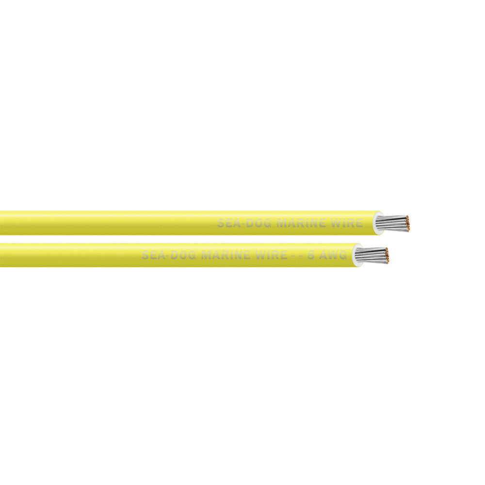 SeaDog 8 AWG Yellow Primary Wire 100 8008032