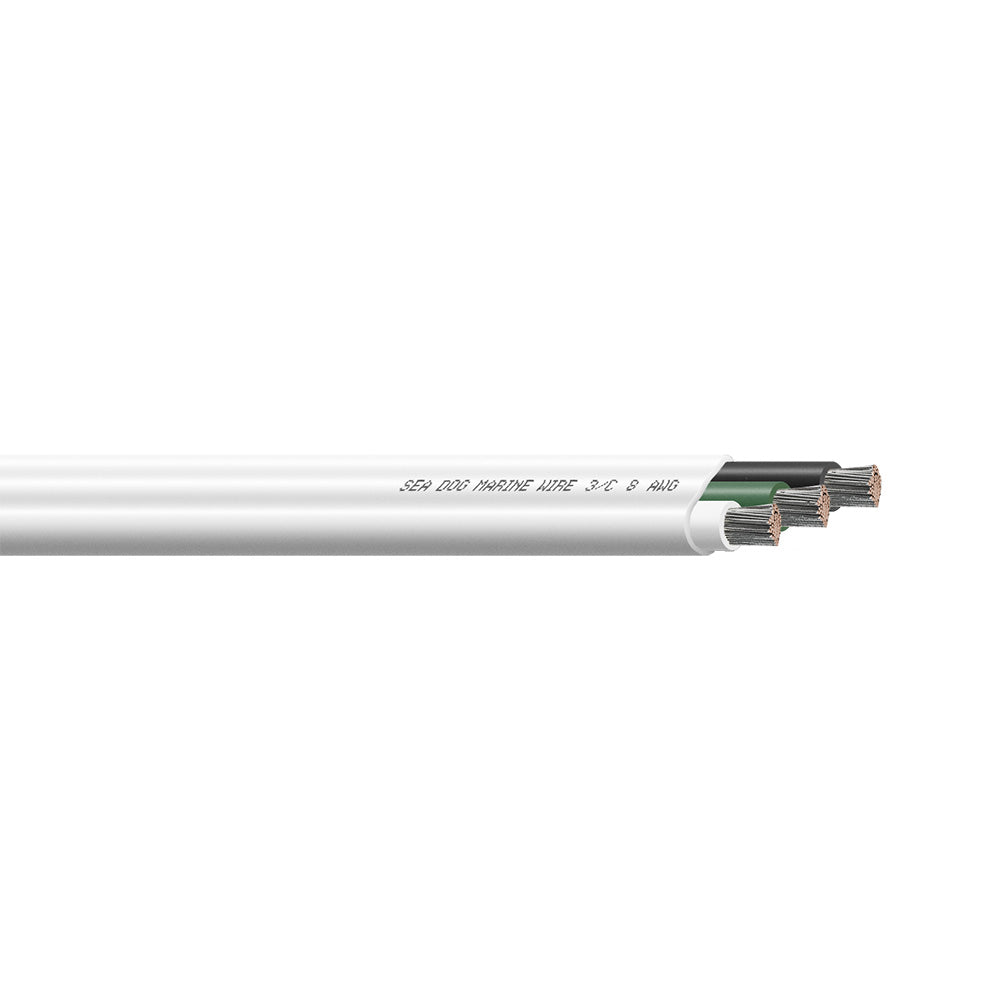 SeaDog 83 AWG Flat Triplex Wire WhiteGreenBlack 100 8008302