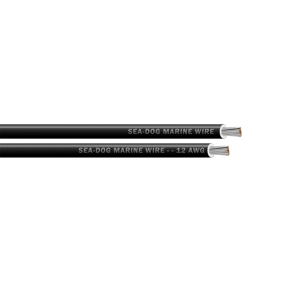 SeaDog 12 AWG Black Primary Wire 1000 8012019