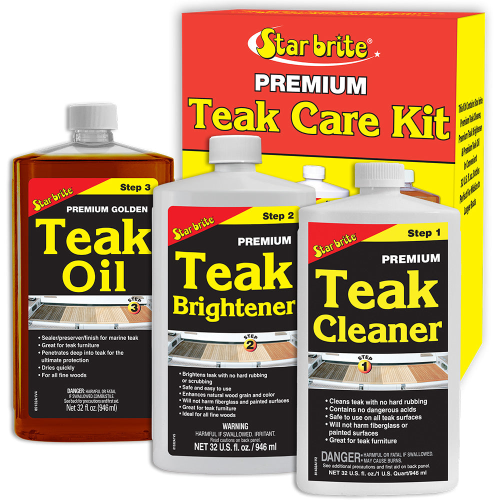 Star brite Premium Teak Care Kit 32 oz 81202