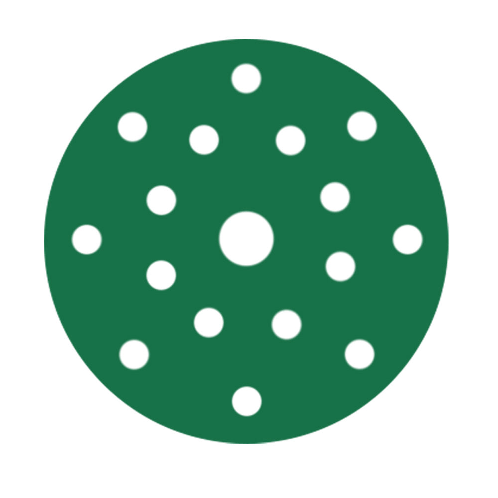 RUPES PROCUT Film Abrasive Discs 125mm 5 17 Holes P80 Grit Box of 50pcs 945FC080