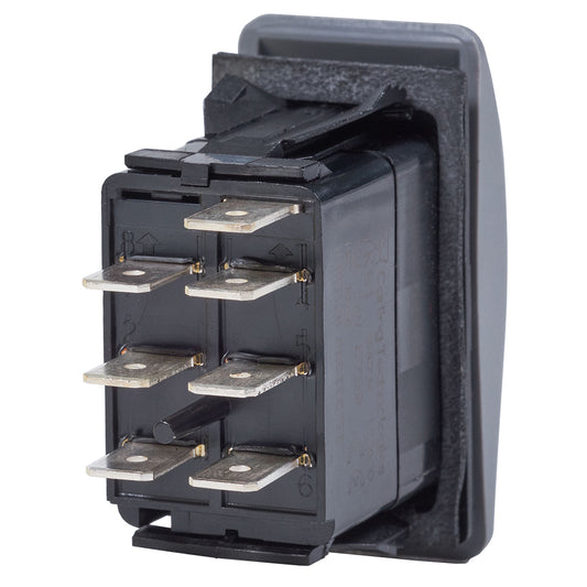 Blue Sea 8221 Water Resistant Contura III Switch ONOFFON Grey 8221