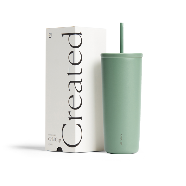 24oz Cold Cup - Sage Green - Restocking in March