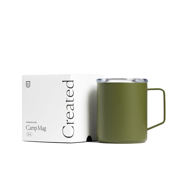 12oz Camp Mug - Olive Green