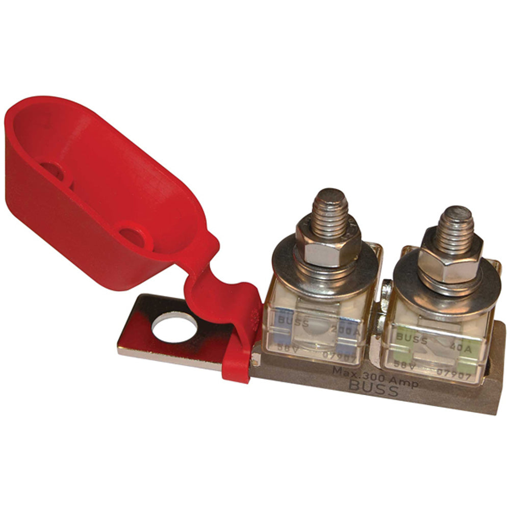 Blue Sea 2151 Terminal Fuse Block 38 Mounting Hole 2 Terminal Studs 2151