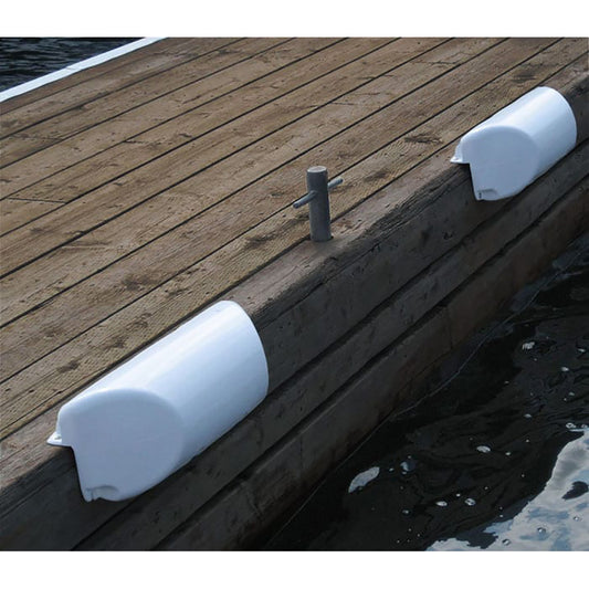 Dock Edge Dolphin Dockside Bumper 7 x 16 Straight White 1060WF