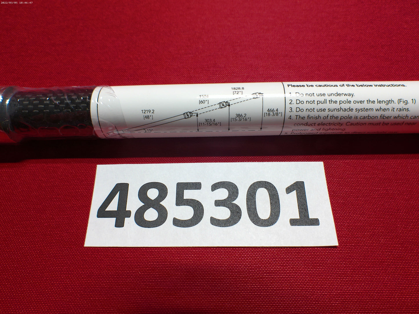 MasterCraft Sunshade poles 72 485301