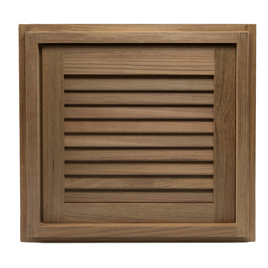 Whitecap Teak Louvered Door Frame Right Hand 15 x 15 60722