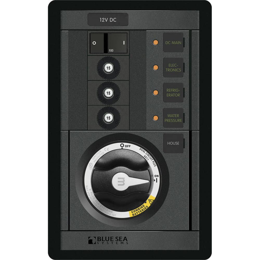 Blue Sea 1408 MSeries Dual Circuit Plus Main 3 Positions CLB Vertical 1408