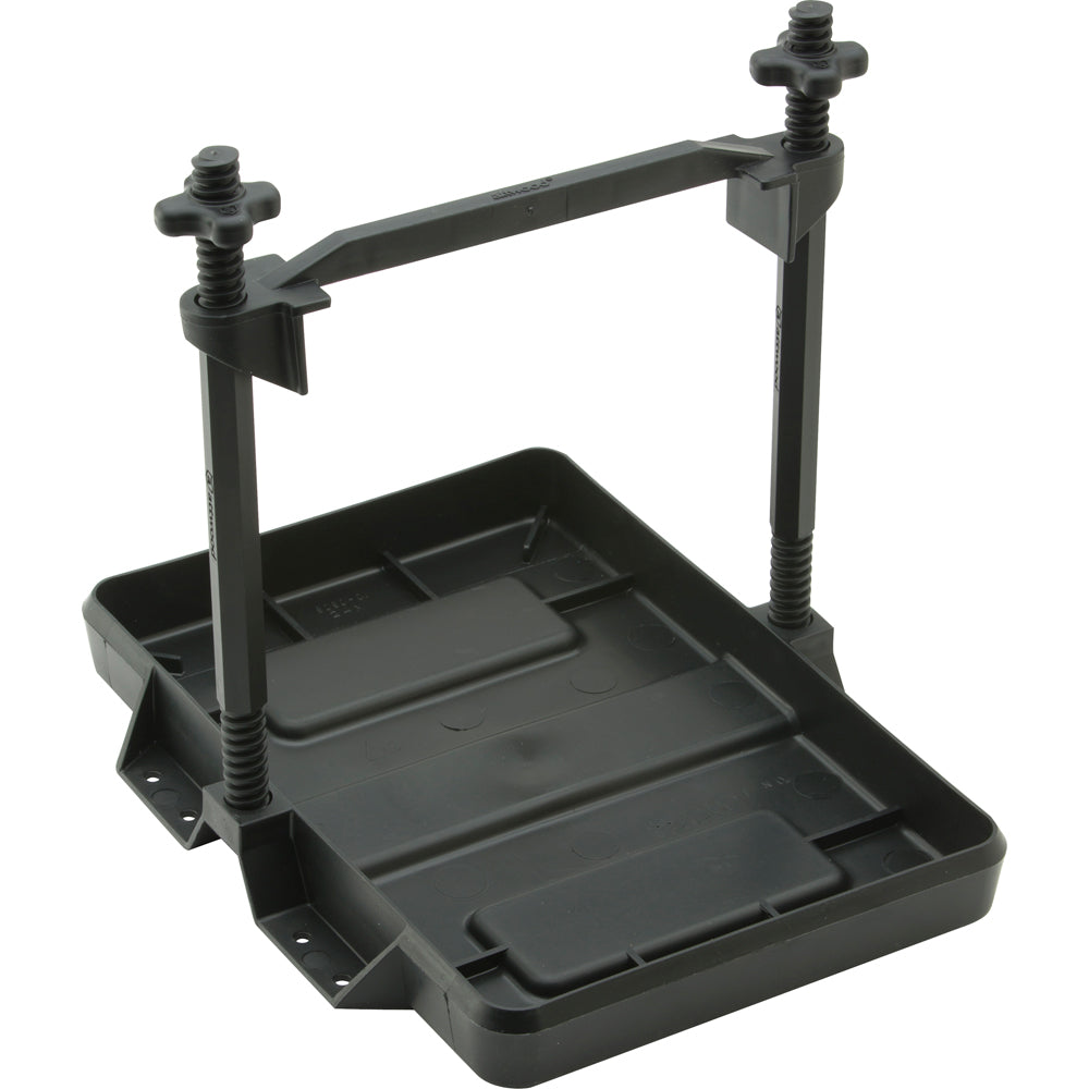 Attwood HeavyDuty AllPlastic Adjustable Battery Tray 27 Series 90985