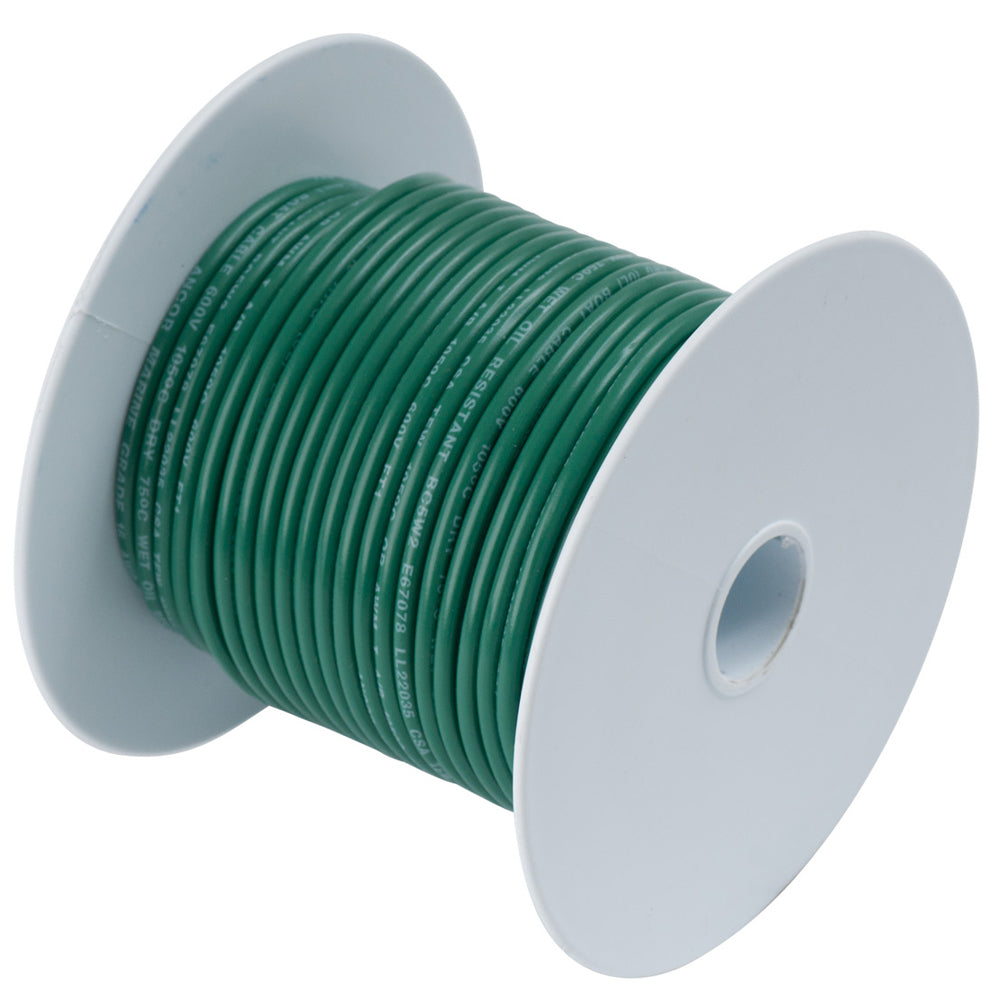 Ancor Green 18 AWG Tinned Copper Wire 100 100310