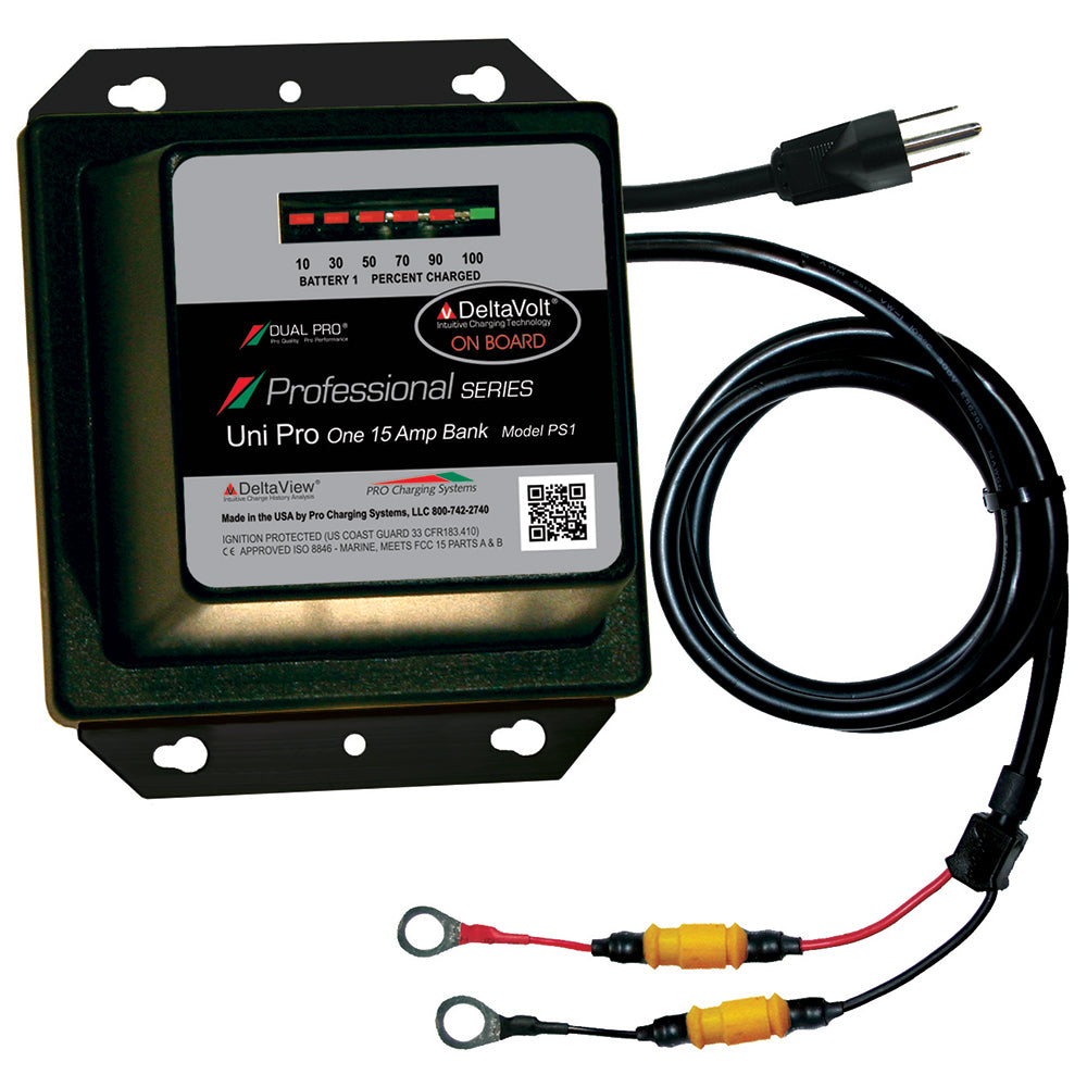 Dual Pro Professional Series Battery Charger 15A 1Bank 12V PS1