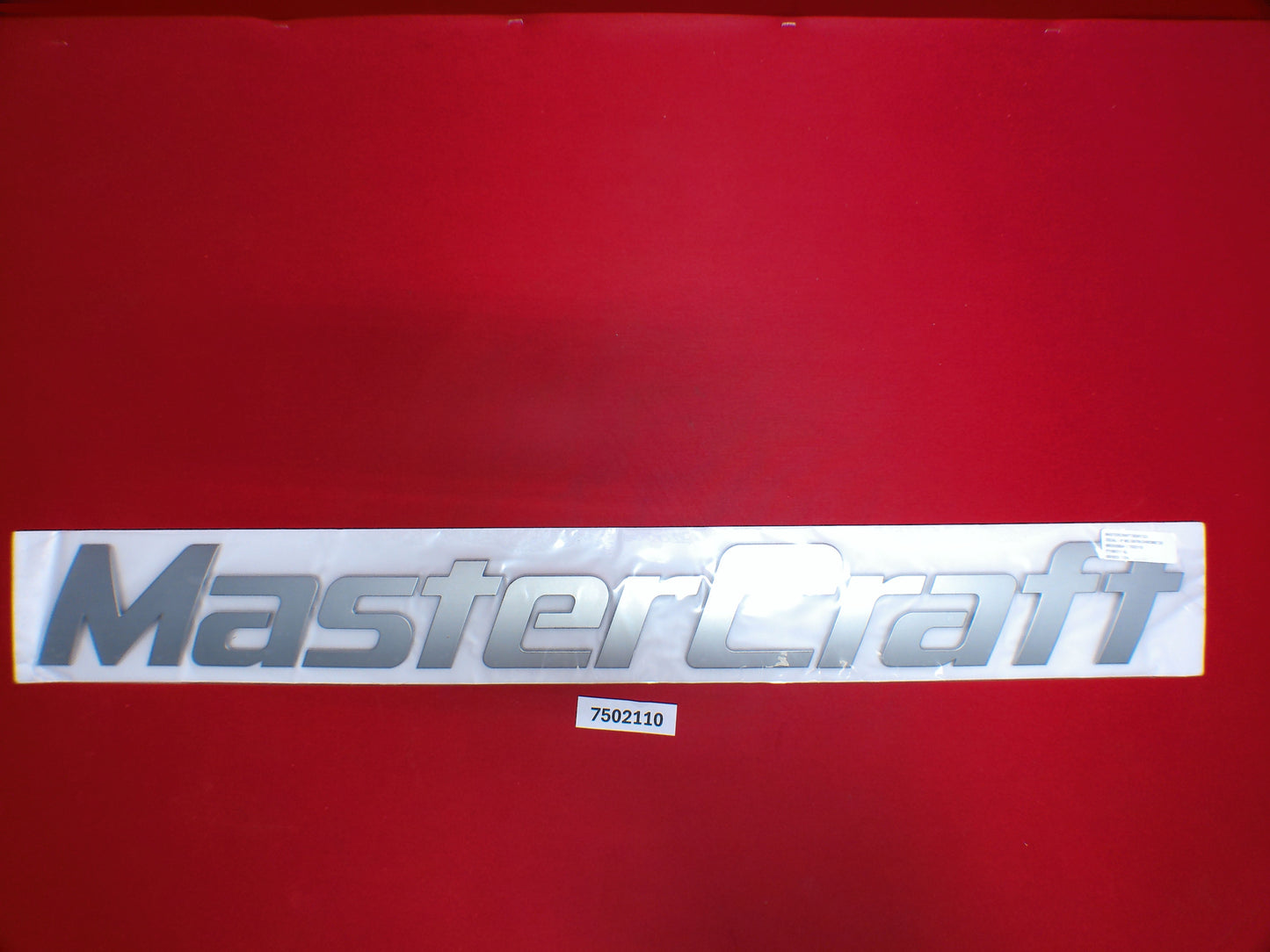 MasterCraft DECAL-MC 4" SATIN CHROME 7502110