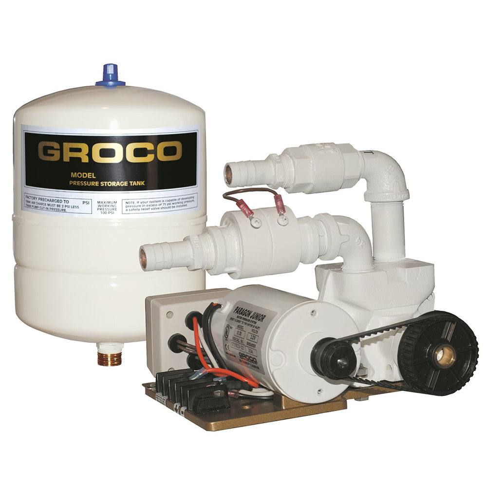 GROCO Paragon Junior 12v Water Pressure System 1 Gal Tank 7 GPM PJRA 12V