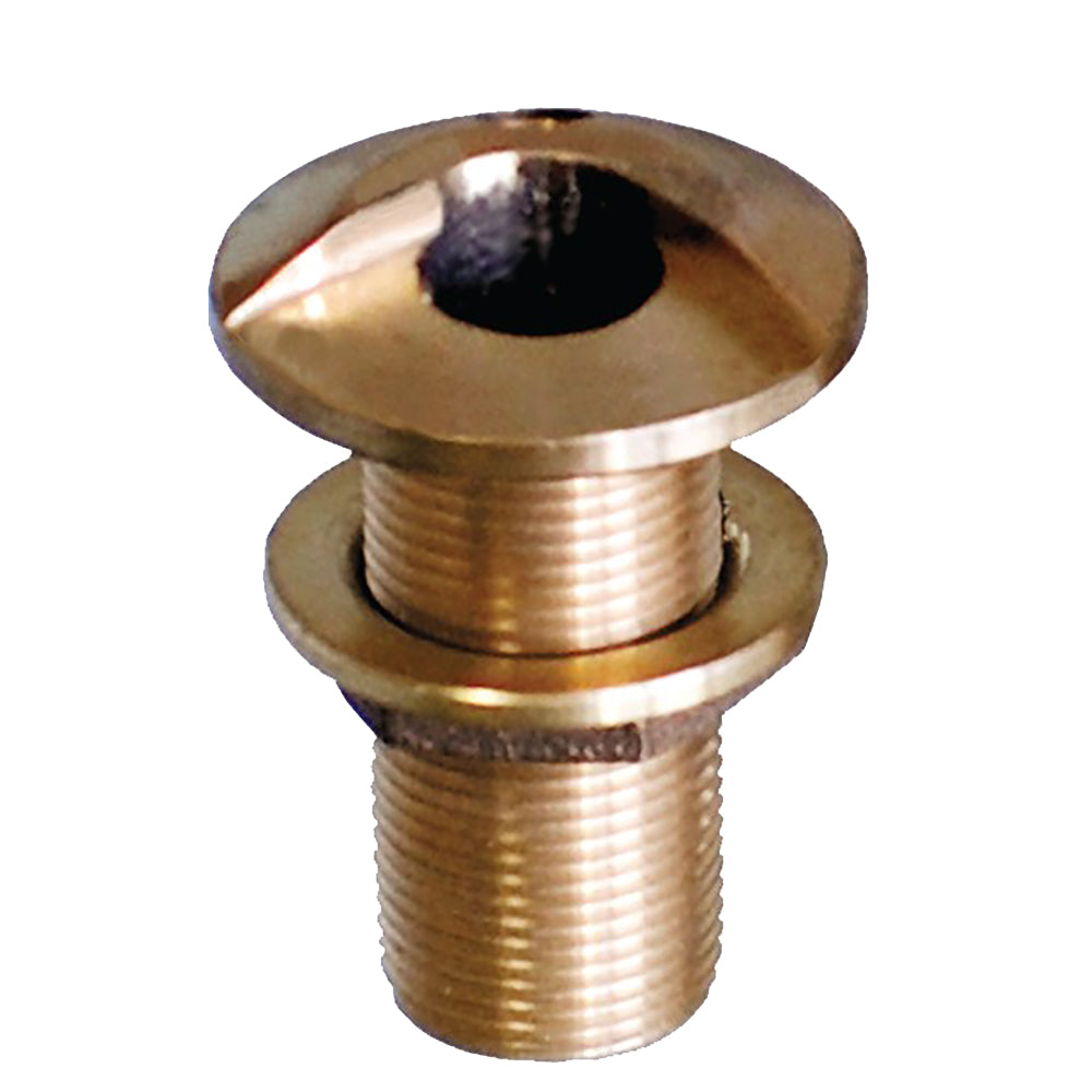 GROCO 2 Bronze High Speed ThruHull Fitting wNut HSTH2000W