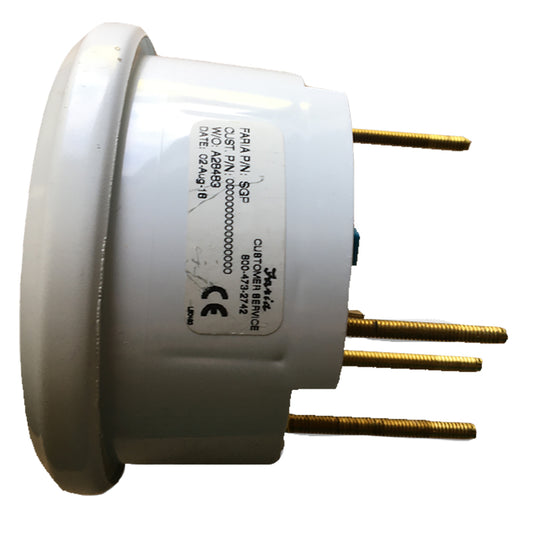 Faria Dress White 4 GPS Speedometer 60 MPH 33147