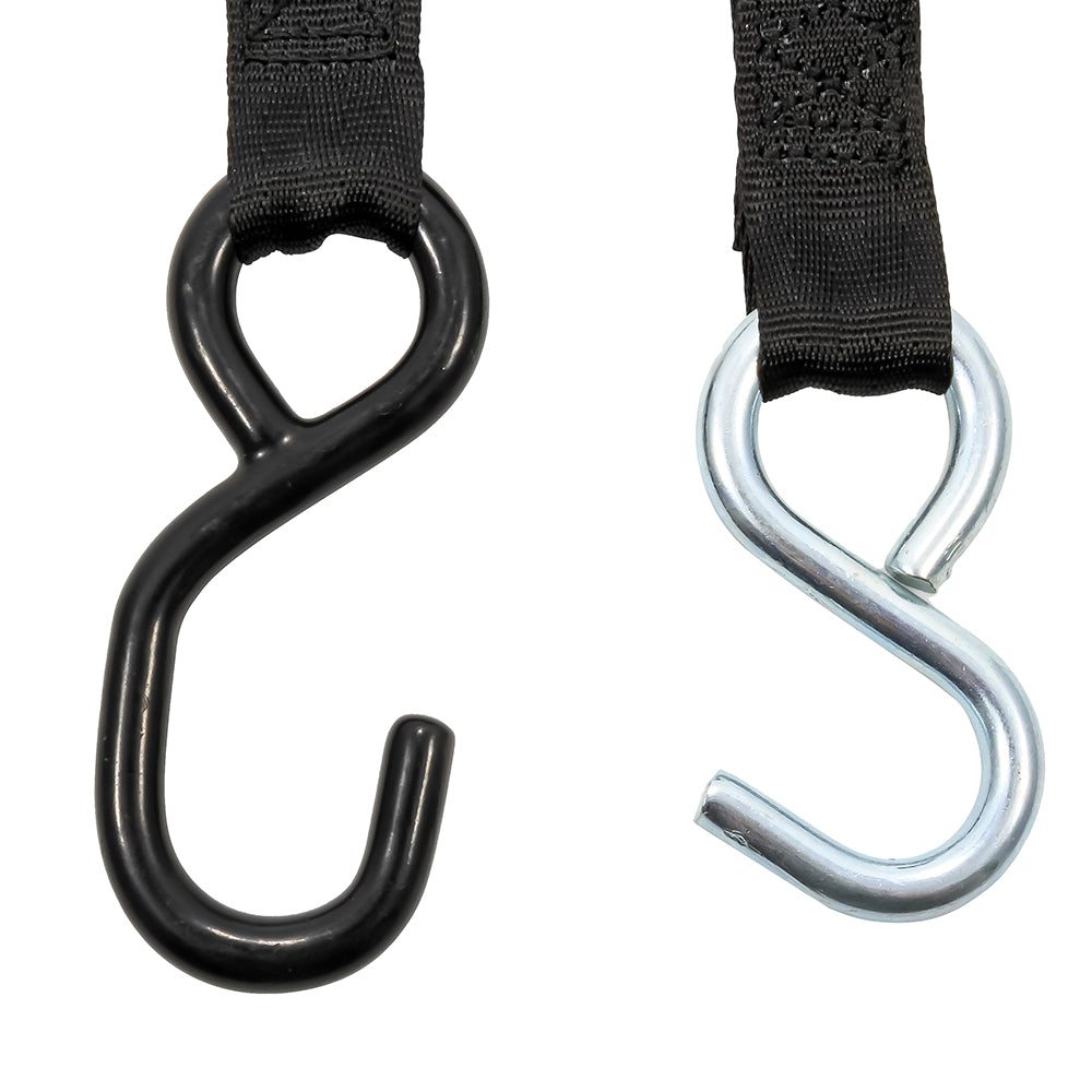 Camco Retractable TieDown Straps 1 Width 6 Dual Hooks 50033