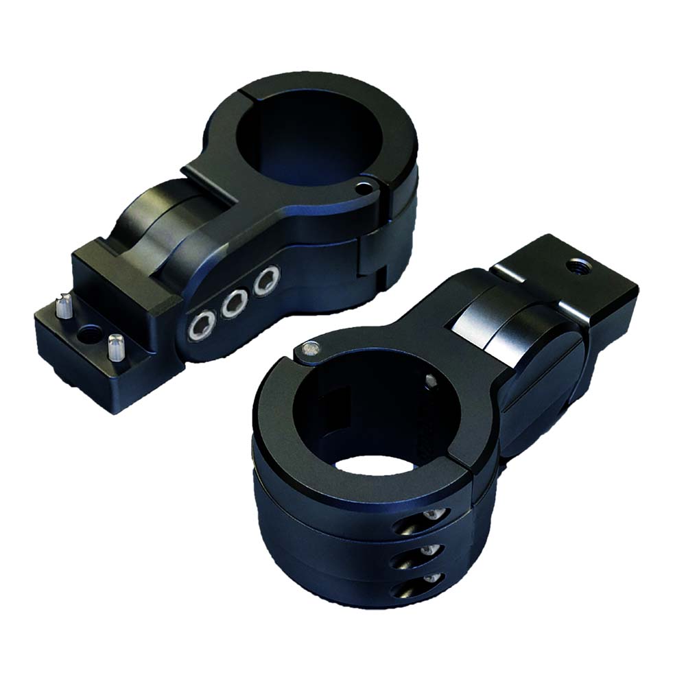 PTM Edge Board Rack Mounts 238 Pipe Clamp Black P131982380TEBBK