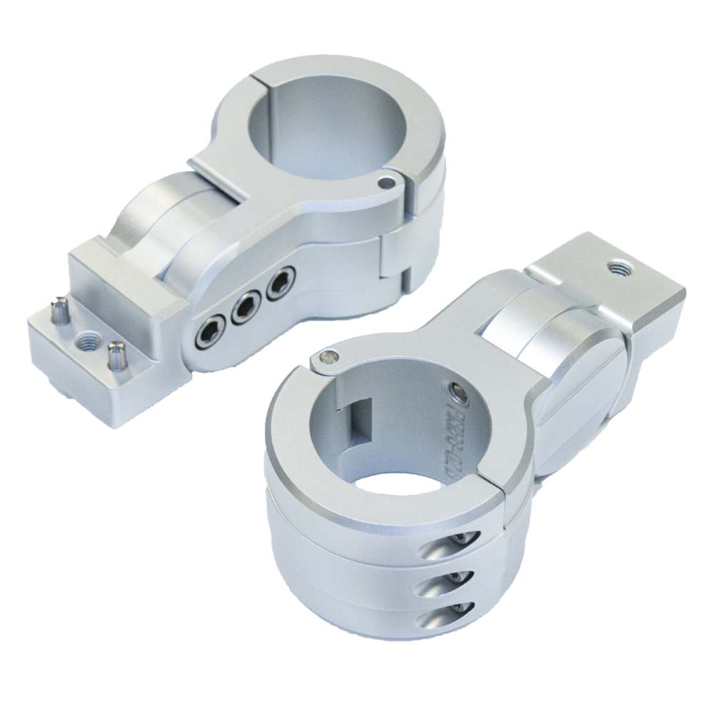 PTM Edge Board Rack Mounts 25 Pipe Clamp Silver P131982500TEBCL