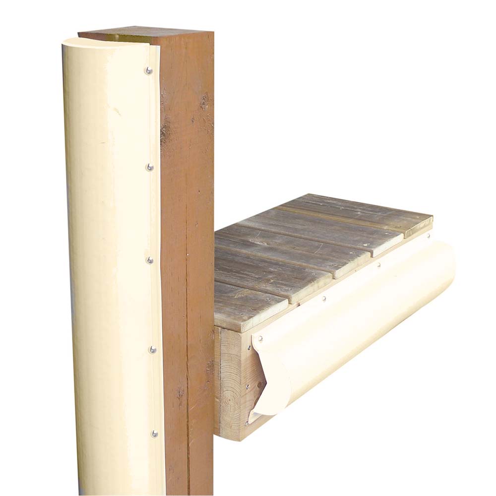 Dock Edge Piling Bumper One End Capped 6 Beige DE1020SF