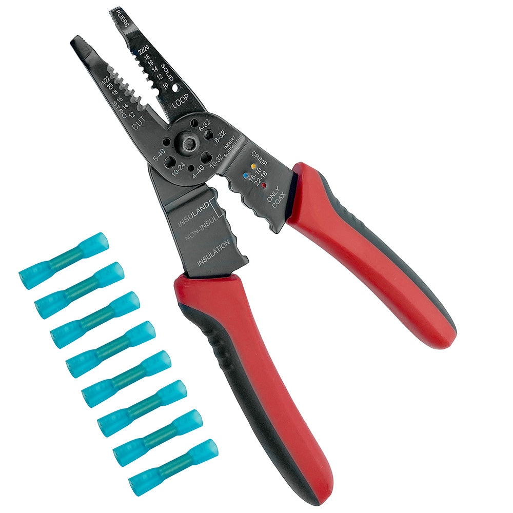 TH Marine Heat Shrink Kit w6In1 Wire Tool Connectors BEEL31643DP