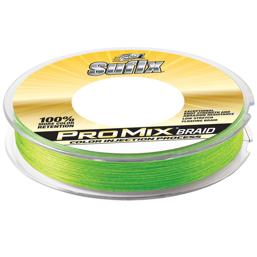 Sufix ProMix Braid 10lb Neon Lime 300 yds 630110L