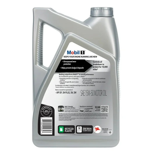 15W-50 oil Ilmor full synthetic 5qts