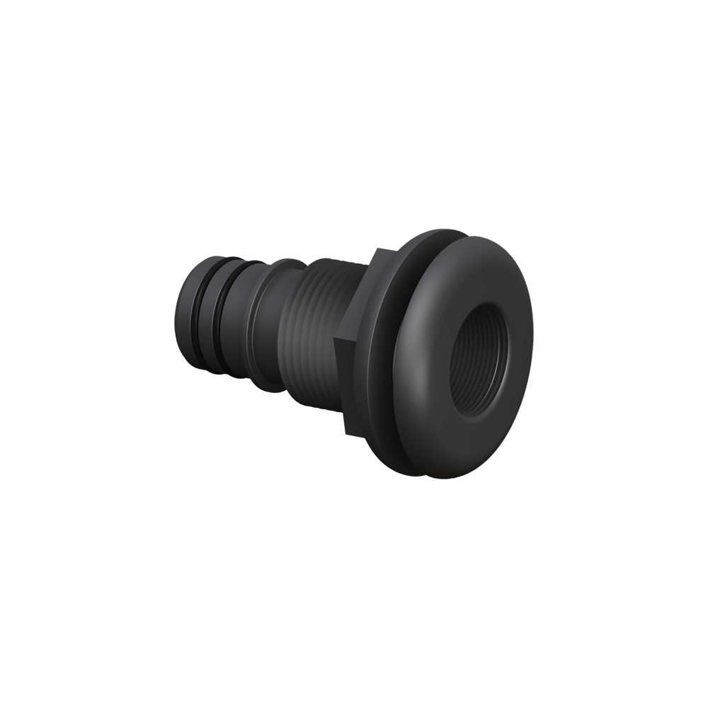 Thru-Hull, Threaded, Flanged, 1-1/8in (S1003)