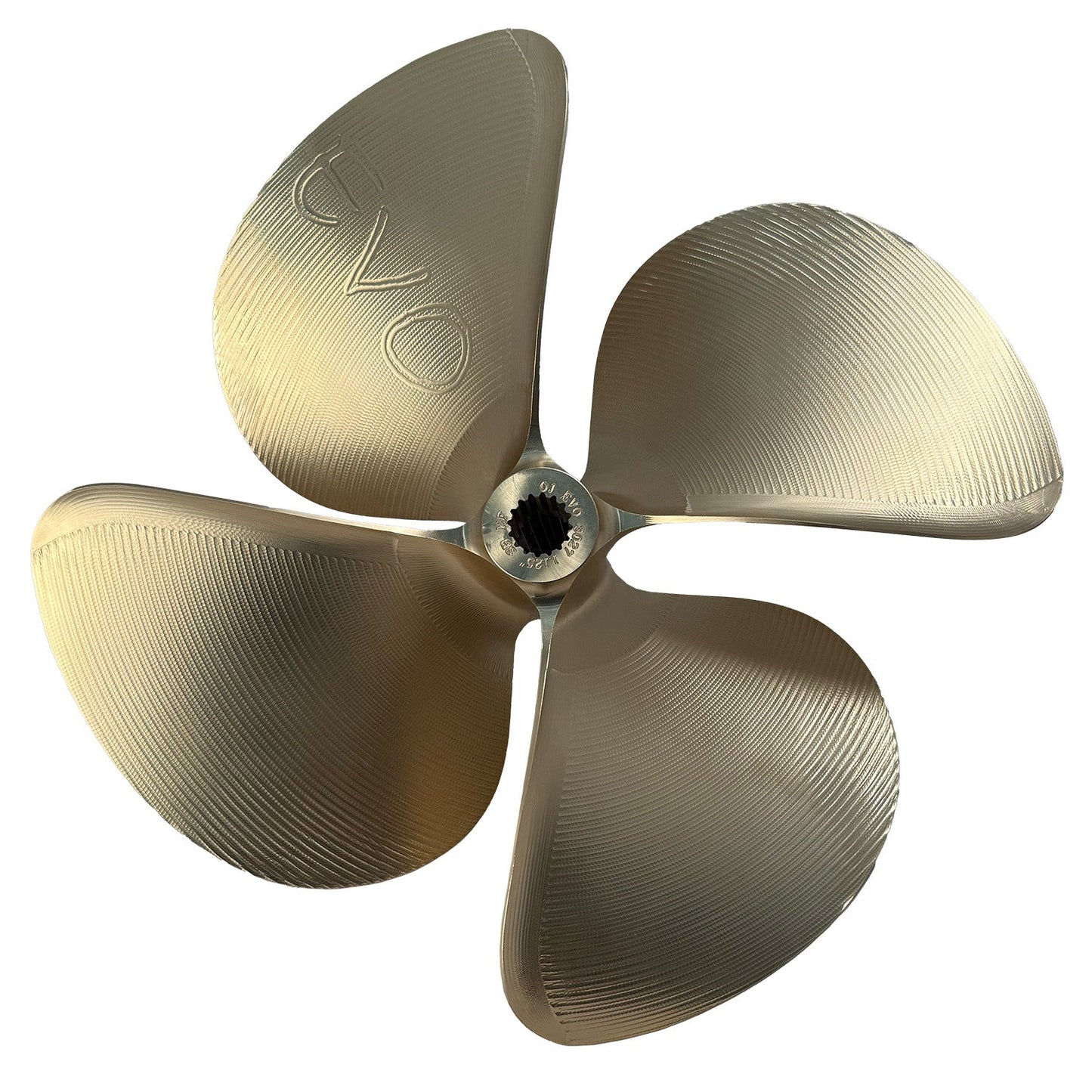 #3602-MF - OJ Evolution 4 Blade 18" X 17.5" LH 1.25 Splined Propeller