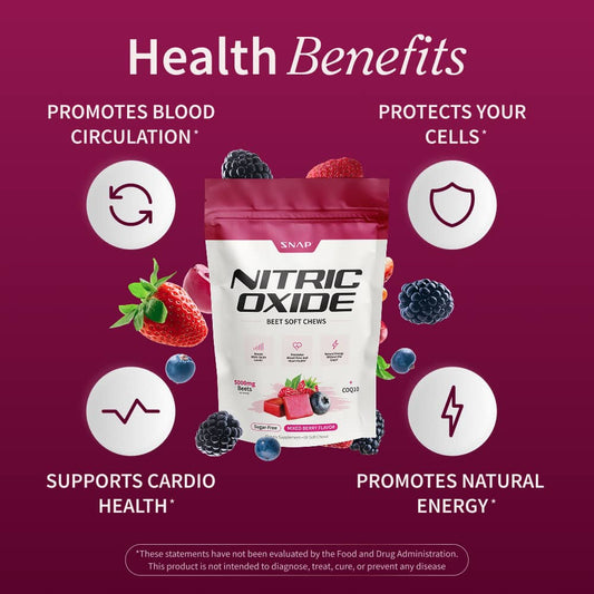 Nitric Oxide Beet Soft Chews - Buy 3, Get 2 Free!