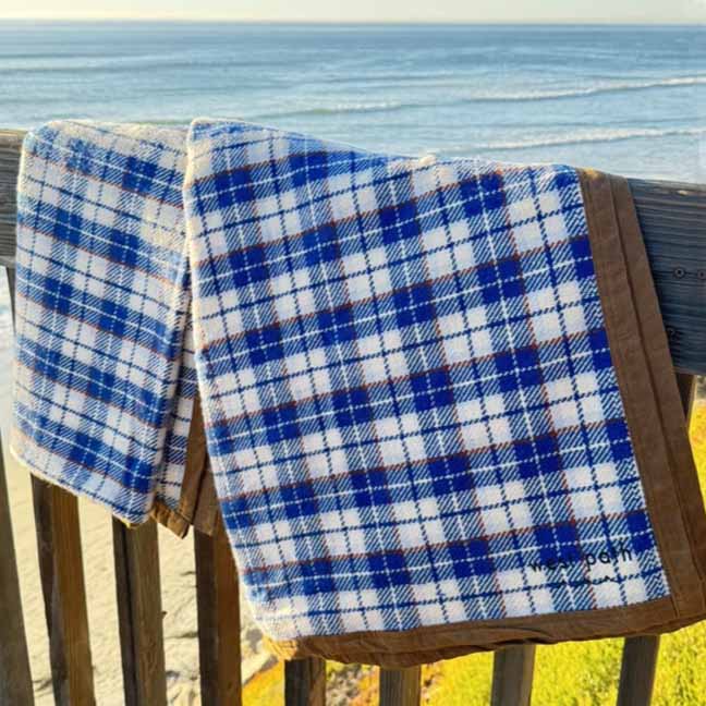Canvas Camping Blanket - Waxed Canvas Outdoor Blanket / Bushcraft Blanket