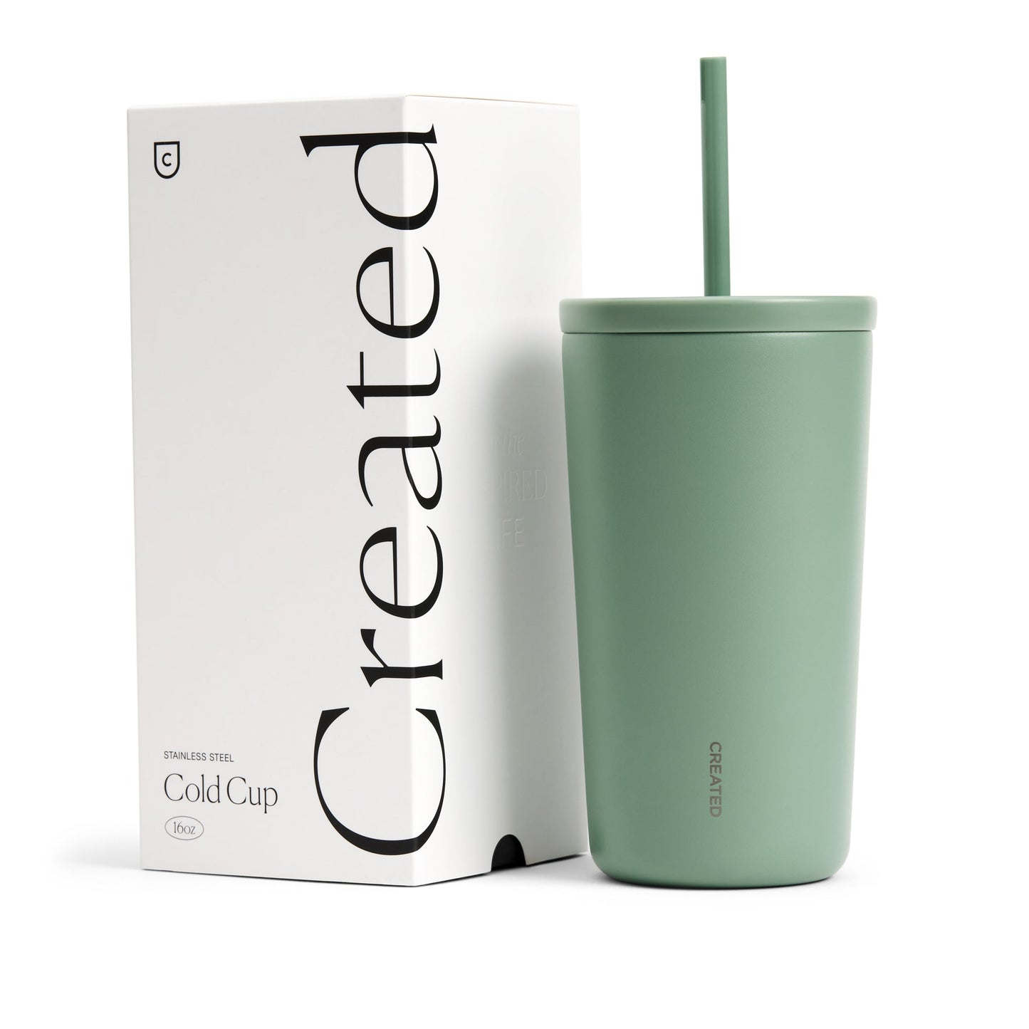 16oz Cold Cup - Sage Green - Restocking Late Feb