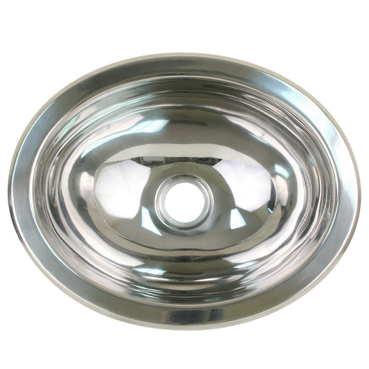 Scandvik Polished SS Oval Sink  1325 x 105 10280