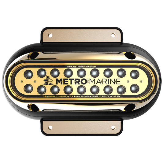 Metro Marine HighOutput Elongated Surface Mount Light wIntelligent Monochromatic LEDs  Green 90 Beam FSME1HG390