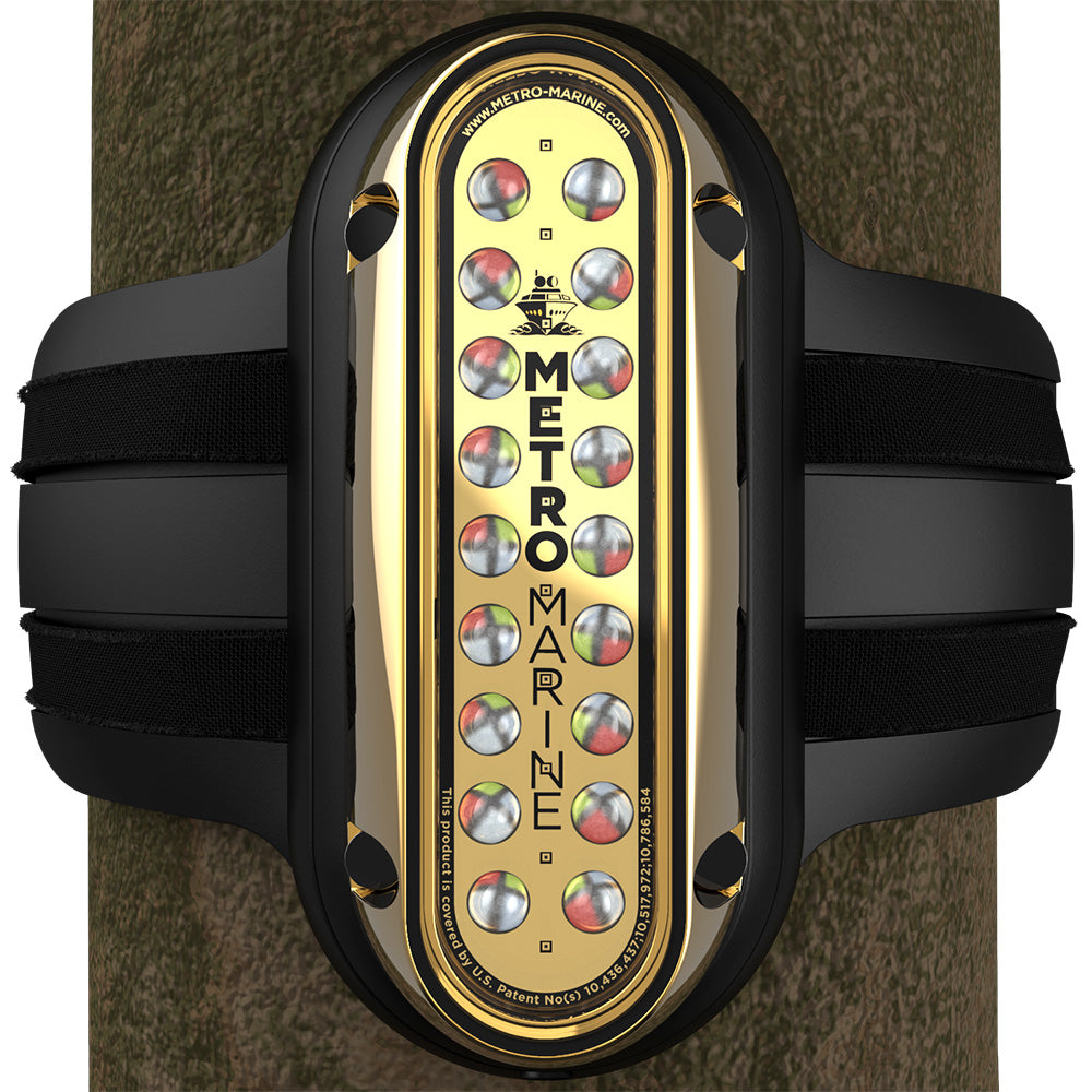 Metro Marine HighOutput Vertical Piling Mount Light wIntelligent Full Spectrum LEDs  RGBW 45 Beam FPME1VFS45