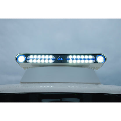ShadowCaster Eagle Ray LED Light Bar  Black Housing  Dual Optics SCMEAGLERAYBK