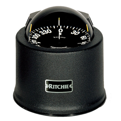Ritchie SP5B GlobeMaster Compass  Pedestal Mount  Black  5 Degree Card 12V SP5B