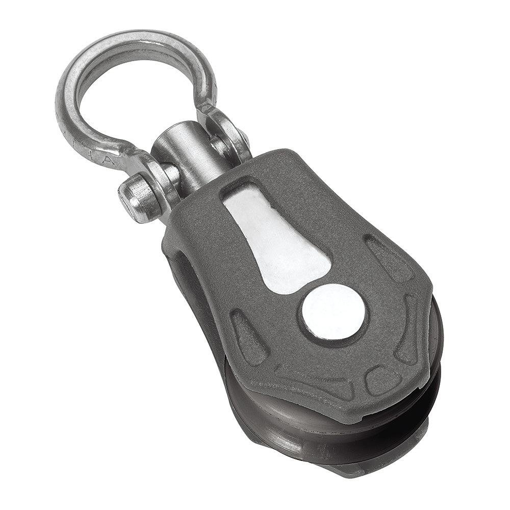 Barton Marine Size 0 20mm Plain Bearing Pulley Block Single Swivel N00130