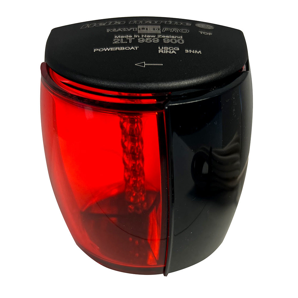 Hella Marine NaviLED PRO Port Navigation Lamp  Black  2NM 017460101