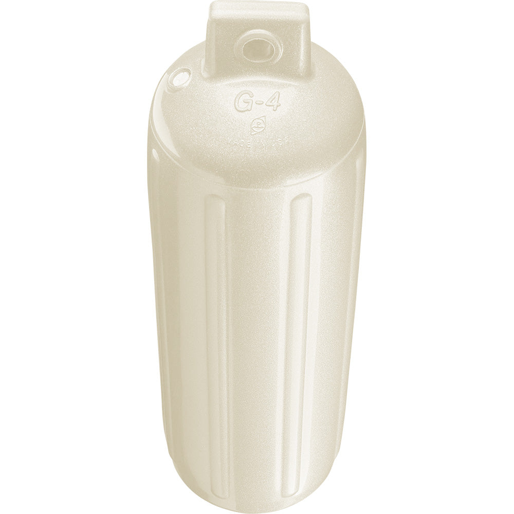 Polyform G4 Twin Eye Fender 65 x 22  Metallic White G4 METALLIC WHITE