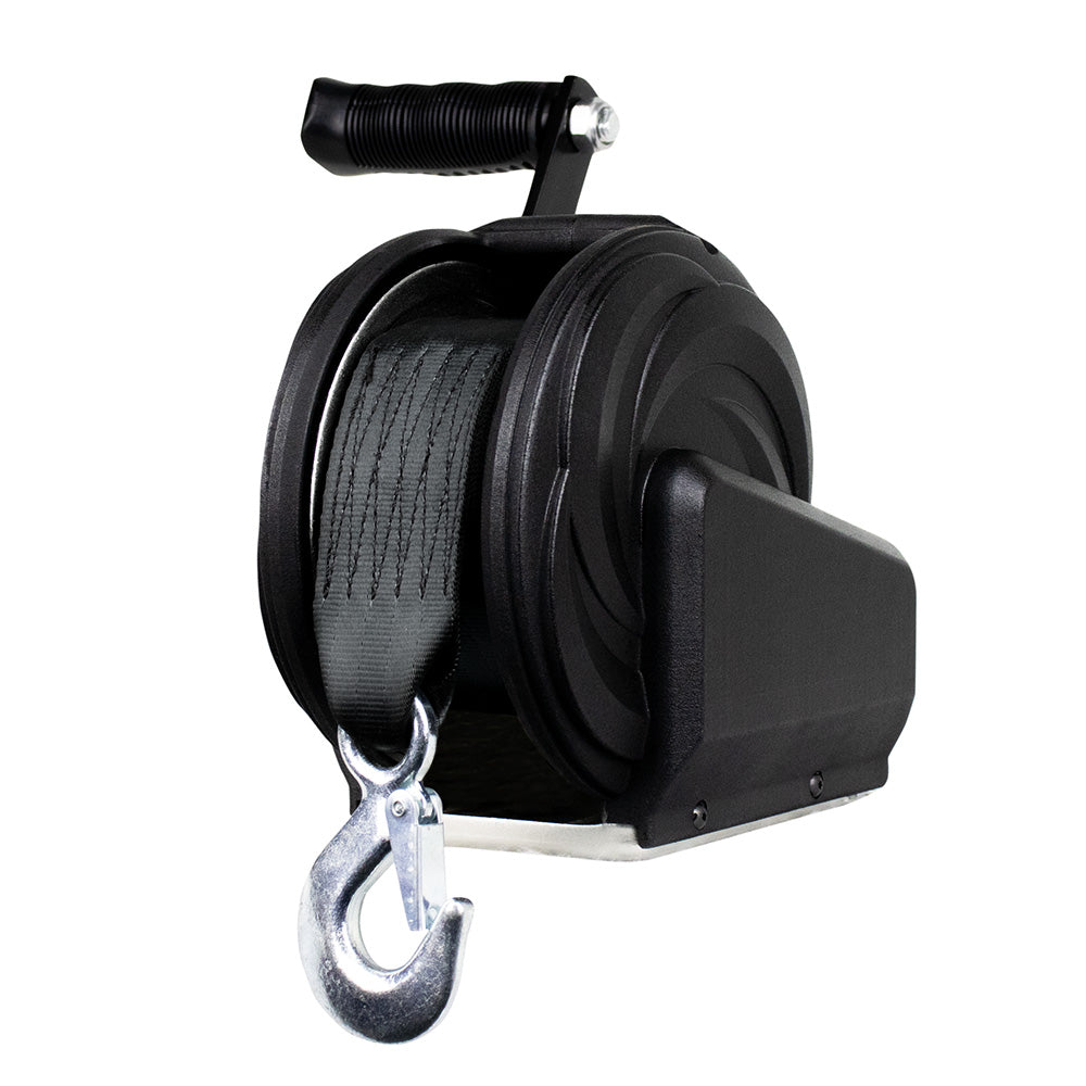 Powerwinch Select Series Winch 1400lb 6 Crank Arm  Carbon Black 21400W14006BR