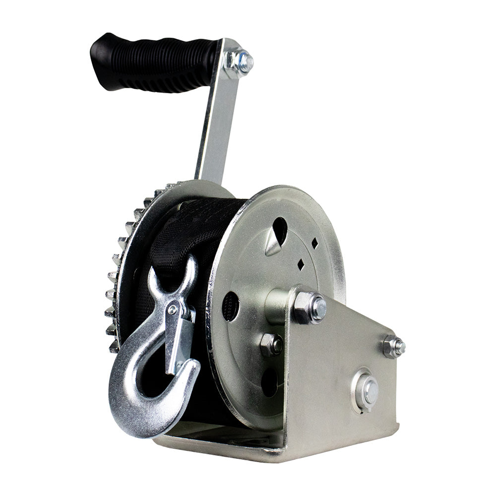 Powerwinch Utility Series Winch 1200lb 6 Crank Arm  Zinc 21500W12006ZR