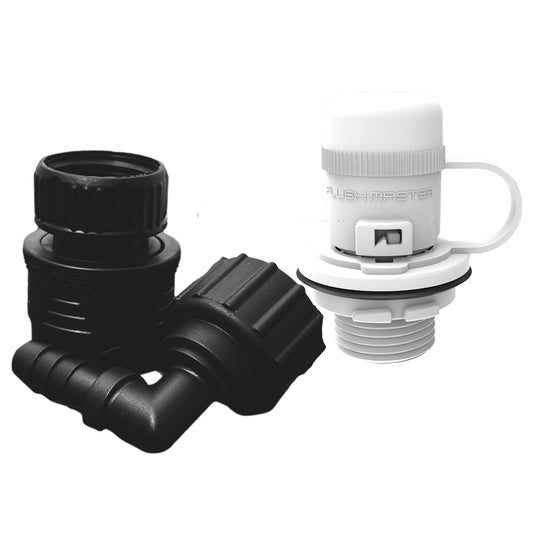 Flushmaster Flush Port Quick Connect fMercury  White SMFMQCMW