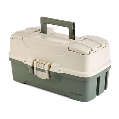 Plano ThreeTray Tackle Box  GreenTan P000407